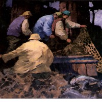 Mural Detail Fishermen