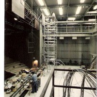 1979 Rigging installation with Herb Stewart