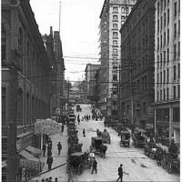 1907 Cherry Street looking east from First Avenue